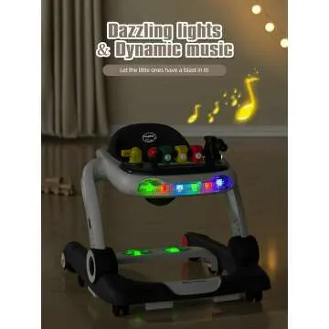 Music and Lights Baby Walker with Ergonomic Design