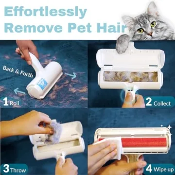 DELOMO Pet Hair Roller - Eco-Friendly Fur Removal Tool