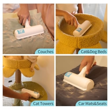 DELOMO Pet Hair Roller - Eco-Friendly Fur Removal Tool