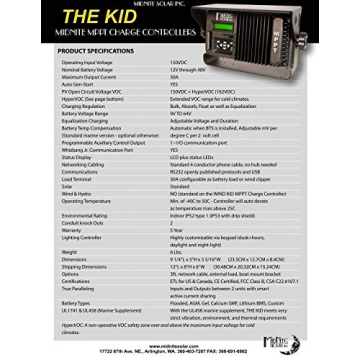 MidNite Solar Marine Charge Controller MNKID-M-B