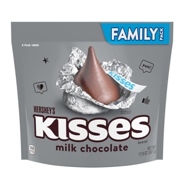 HERSHEY'S KISSES Milk Chocolate Halloween Candy 17.9 oz