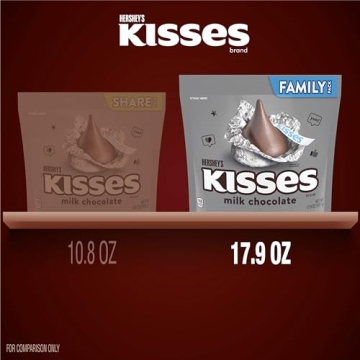 HERSHEY'S KISSES Milk Chocolate Halloween Candy 17.9 oz