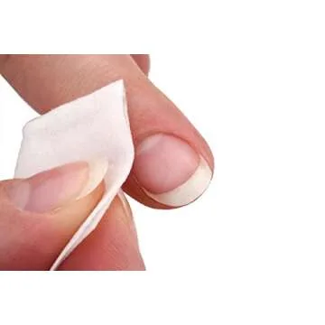 TOUGH GIRLS | Nail Cleaning Alcohol Wipe & Prep Pads | 70% Alcohol | Individually Wrapped, 2-Ply, Disposable, Sterile Pads (100 qty)