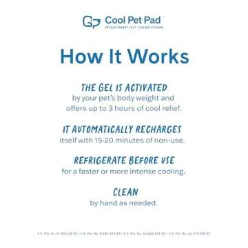 The Green Pet Shop Cool Pet Pad - Self-Cooling Mat