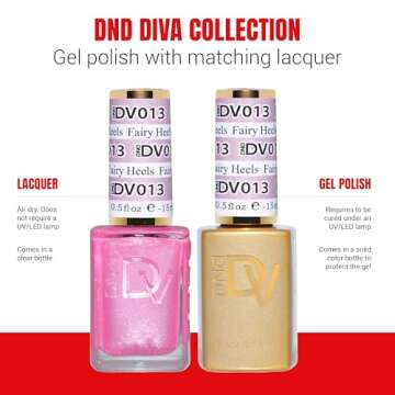 DND Fairy Heels Gel Polish Duo - Lasting Beauty Set