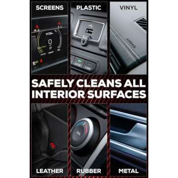 SHINE ARMOR Car Interior Cleaner - All Purpose Detailing & Restoration - 8 Fl Oz