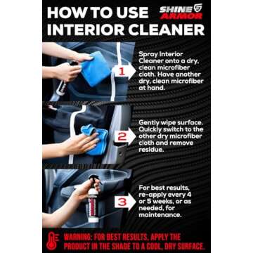 Shine Armor Car Interior Cleaner - Ultimate Vehicle Detailing Solution