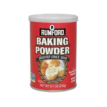 Rumford Double Action Baking Powder - 8.1 oz | Non-GMO, Gluten-Free & Aluminum-Free