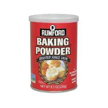 Rumford Double Action Baking Powder - 8.1 oz | Non-GMO, Gluten-Free & Aluminum-Free