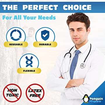 Wrist Cold Gel Ice Pack, Reusable Soft Gel Compression Wrap, Therapy Sleeve, Pain Relief for Injuries, Carpal Tunnel, and Sore Joints - No-Toxins and Latex-Free, S to M Wrist