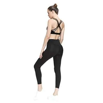 MotoRun Stylish Padded Sports Bras for Women, 2-Pack