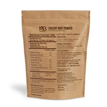 MB Herbals Instant Chicory Root Powder: Authentic, Gluten-Free Delight