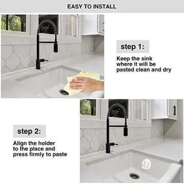 Omoojee Sponge Holder Suction Organizer for Kitchen