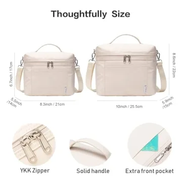 NOL Insulated Lunch Bags for Women - Lightweight & Waterproof