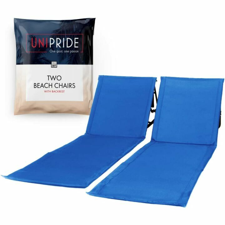 Comfortable Folding Beach Chairs for Adults - Set of 2