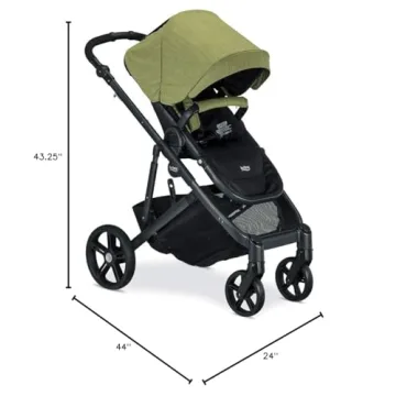 Versatile Britax B-Ready G3 Stroller in Pistachio