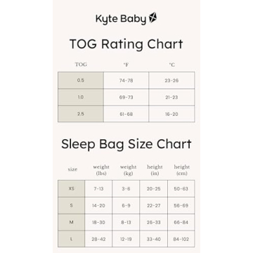 KYTE BABY Rayon Bamboo Sleep Bag for Babies & Toddlers