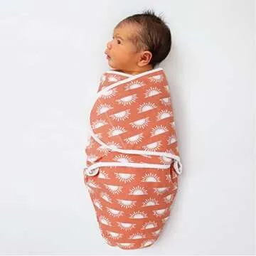 The Peanutshell Baby Swaddle Blankets Set of 3 - Swaddles Baby Boy Sleep Sack for Newborn, Baby Swaddles Newborns Sack 0-3, 3-6 Month Baby Swaddles, Soft & Breathable Cotton - Desert Safari (S/M)