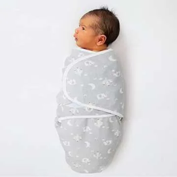The Peanutshell Baby Swaddle Blankets Set of 3 - Swaddles Baby Boy Sleep Sack for Newborn, Baby Swaddles Newborns Sack 0-3, 3-6 Month Baby Swaddles, Soft & Breathable Cotton - Desert Safari (S/M)