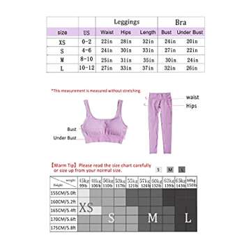 Jetjoy Exercise Outfits for Women 2 Pieces Ribbed Seamless High Waist Yoga Summer Outfits Sports Gym Tracksuits Sweatsuits