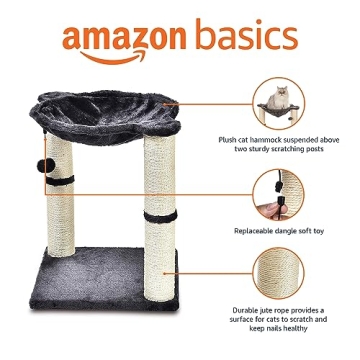 Stylish Amazon Basics Cat Tower for Happy Indoor Cats