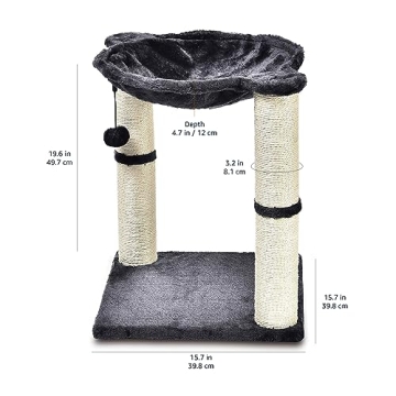 Stylish Amazon Basics Cat Tower for Happy Indoor Cats