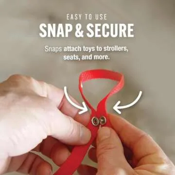 Baby Buddy Secure-a-Toy: Durable Teether and Toy Straps