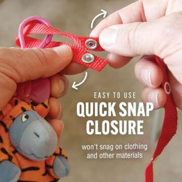 Baby Buddy Secure-a-Toy: Durable Teether and Toy Straps