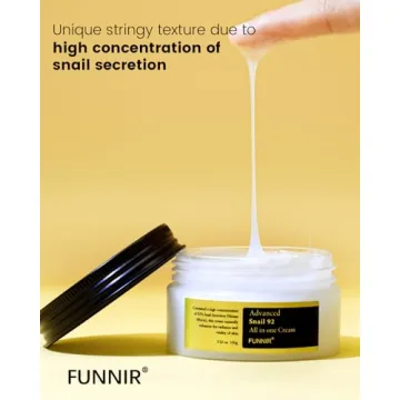 FUNNIR Snail Mucin 92% Repair Cream for Hydrated Skin