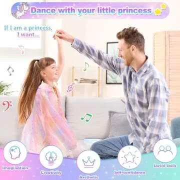 Enchanting BYHTTKIGM Princess Dress Up Set for Girls 4-6 - Perfect for Imaginative Play!