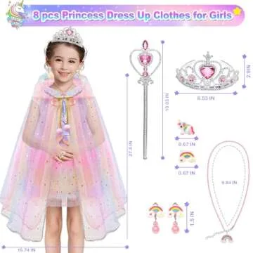 BYHTTKIGM Kids Princess Dress Up Costumes for Girls