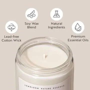 LUMELOOM Pumpkin Candle - Perfect Autumn Gift for All