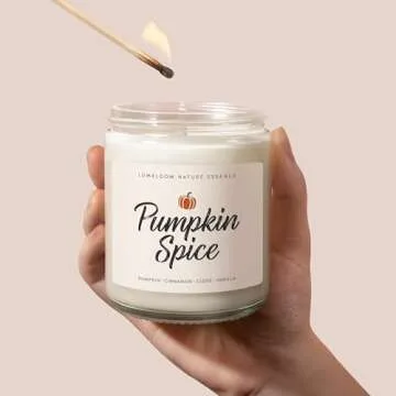 LUMELOOM Pumpkin Candle - Perfect Autumn Gift for All