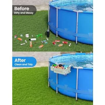 SUMMERBUDDY 2024 Upgrade Poolside Storage Basket Set