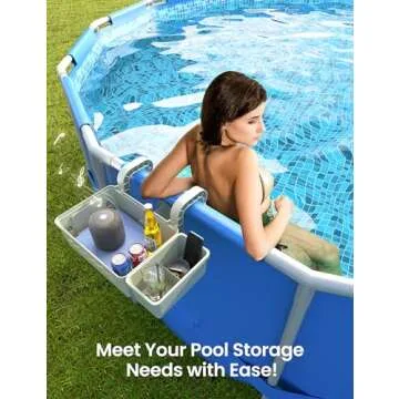 SUMMERBUDDY 2024 Upgrade Poolside Storage Basket Set