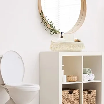 Boho Cotton Rope Storage Basket Handmade Home Decor