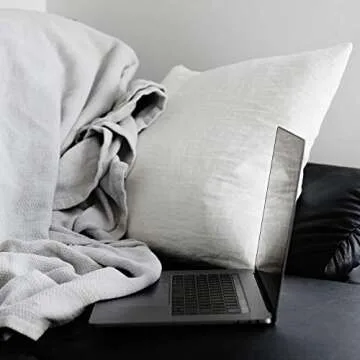 EDOW Throw Pillow Insert, Set of 2 Down Alternative Polyester Square Form Decorative Pillow, Cushion,Sham Stuffer. (White, 26x26)