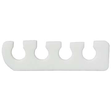 ForPro Professional Collection Comfy Toe Separators, White, Pedicure, 1" W x 3.5" L, 100-Pairs