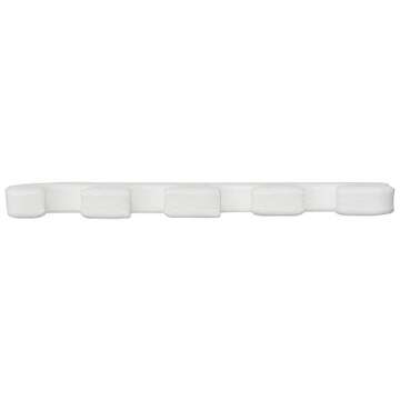 ForPro Professional Collection Comfy Toe Separators, White, Pedicure, 1" W x 3.5" L, 100-Pairs