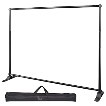 WinSpin 8x10' Backdrop Stand for Parties Wedding Birthday Events Photography Photo Booth Step and Re...