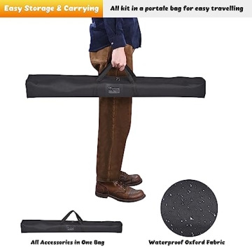 WinSpin 8x10' Adjustable Backdrop Stand for Events