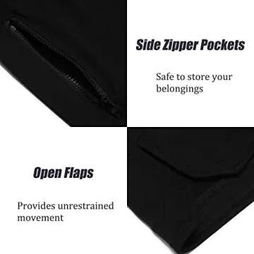 COOFANDY Men's Gym Workout Shorts Quick Dry Bodybuilding Weightlifting Pants Training Running Jogger with Pockets Black