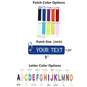 Personalized Custom Embroidery Keychain for All Occasions