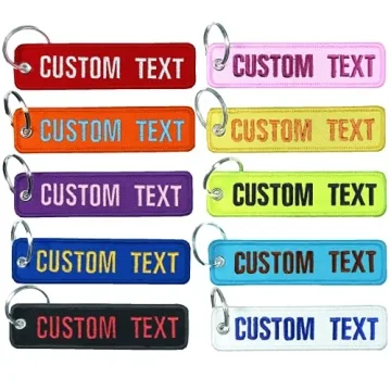 Personalized Custom Embroidery Keychain for All Occasions