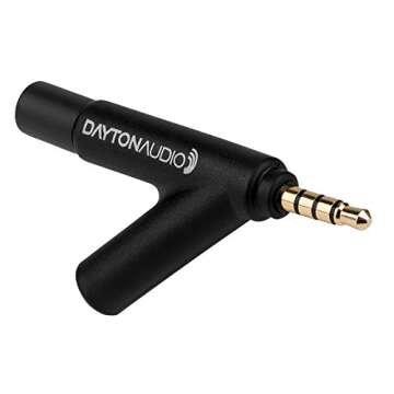Dayton Audio iMM-6 Calibrated Measurement Microphone for iPhone and Android Devices
