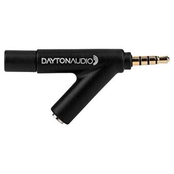 Dayton Audio iMM-6 Measurement Microphone for Mobile Devices