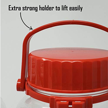 1 Gallon Glass Jar With Lid for Brewing and Storage