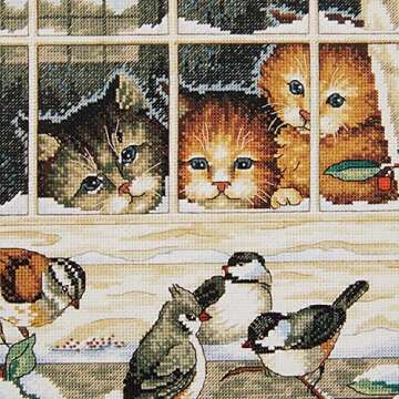 Dimensions Counted Cross Stitch Kit for Fun Crafting Joy
