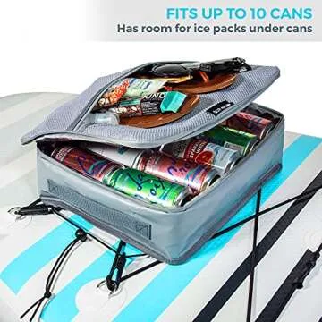 SUP-Now Paddle Board Accessories Cooler with Waterproof Phone Case – Essential SUP Accessories for Paddleboarding