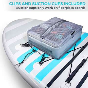 SUP-Now Paddle Board Accessories Cooler with Waterproof Phone Case – Essential SUP Accessories for Paddleboarding